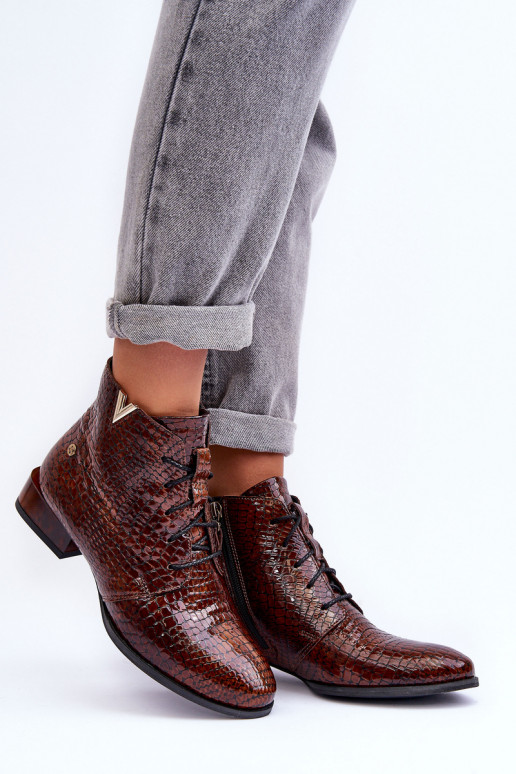 Damenstiefel Es mussciejka 5743C-02 braune Farbe Damenstiefel Es mussciejka 5743C-02 braune Farbe