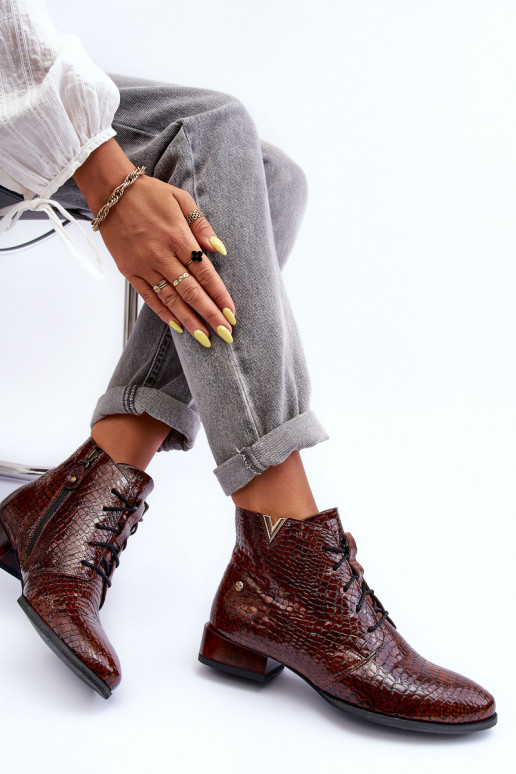 Damenstiefel Es mussciejka 5743C-02 braune Farbe Damenstiefel Es mussciejka 5743C-02 braune Farbe