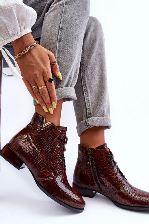 Damenstiefel Es mussciejka 5743C-02 braune Farbe Damenstiefel Es mussciejka 5743C-02 braune Farbe