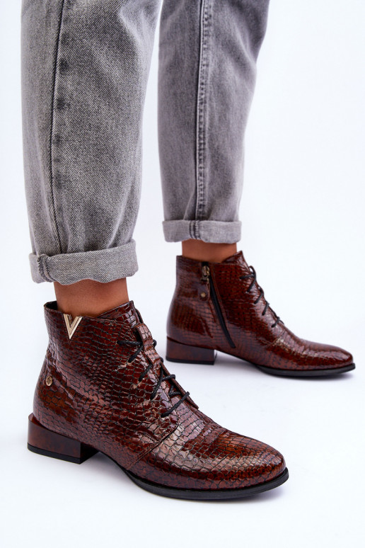 Damenstiefel Es mussciejka 5743C-02 braune Farbe Damenstiefel Es mussciejka 5743C-02 braune Farbe