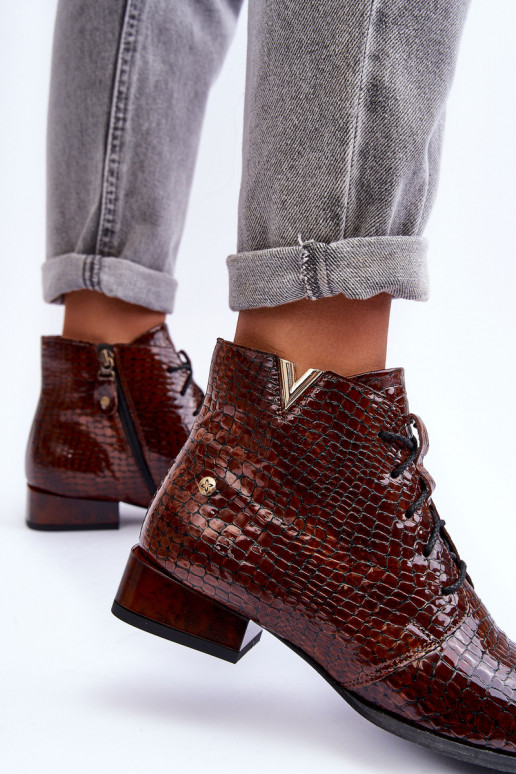 Damenstiefel Es mussciejka 5743C-02 braune Farbe Damenstiefel Es mussciejka 5743C-02 braune Farbe