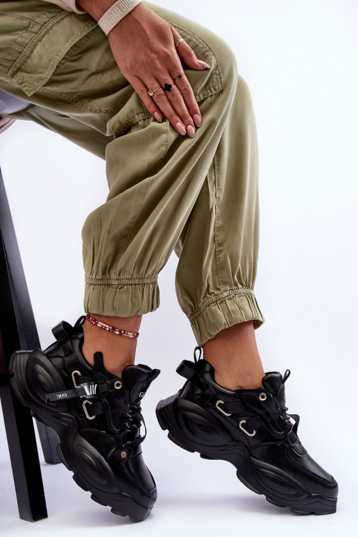 Turnschuhe Sneakers Stilvollllschuhe GOE MM2N4014 schZuarze Farbe