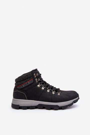 Herren-Wanderschuhe Big Star KK174215 in Schwarz 2