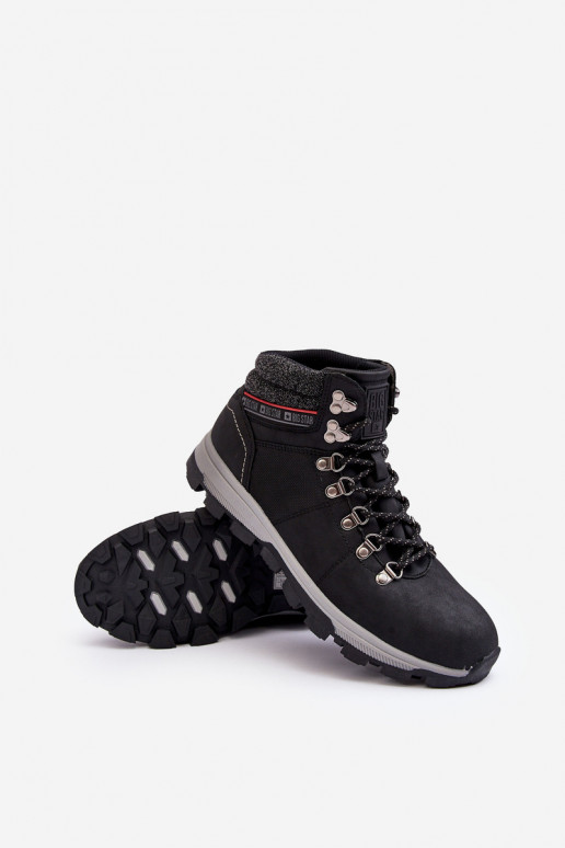 Männlich INanderstiefel Big Star KK174215 schZuarze Farbe Männlich INanderstiefel Big Star KK174215 schZuarze Farbe