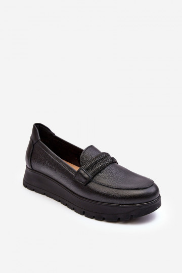 Haut Schuhe mit einer Plattform mit Ornamenten schZuarze Farbe Lemar Lehira 2