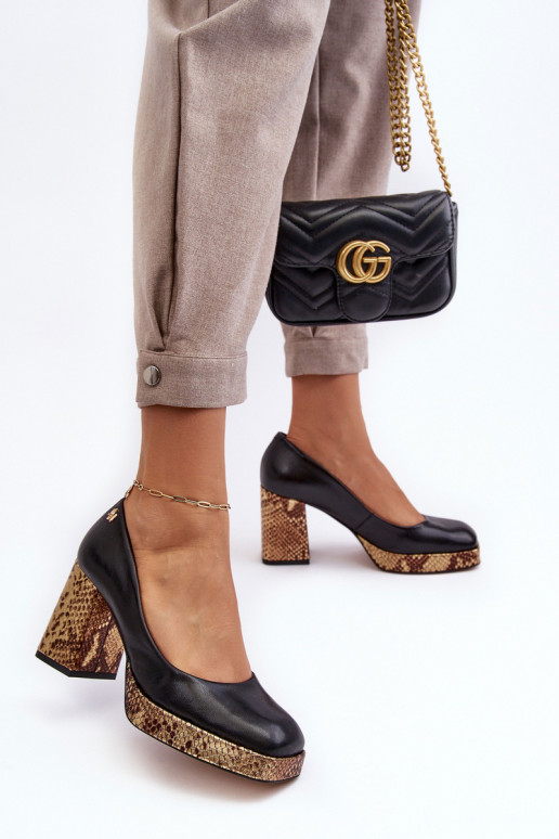 Modisch Haut Schuhe Laura Messi 2599 schZuarze Farbe Modisch Haut Schuhe Laura Messi 2599 schZuarze Farbe