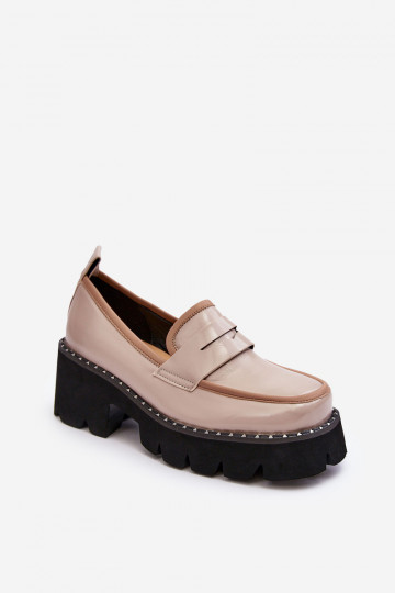 Haut Feminin Mokassins D&A MR870-32 Beige