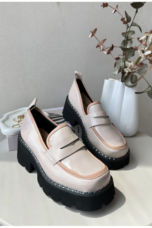 Haut Feminin Mokassins D&A MR870-32 Beige Haut Feminin Mokassins D&A MR870-32 Beige