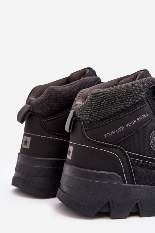 Männlich INanderstiefel schZuarze Farbe Big Star MM174016 Männlich INanderstiefel schZuarze Farbe Big Star MM174016