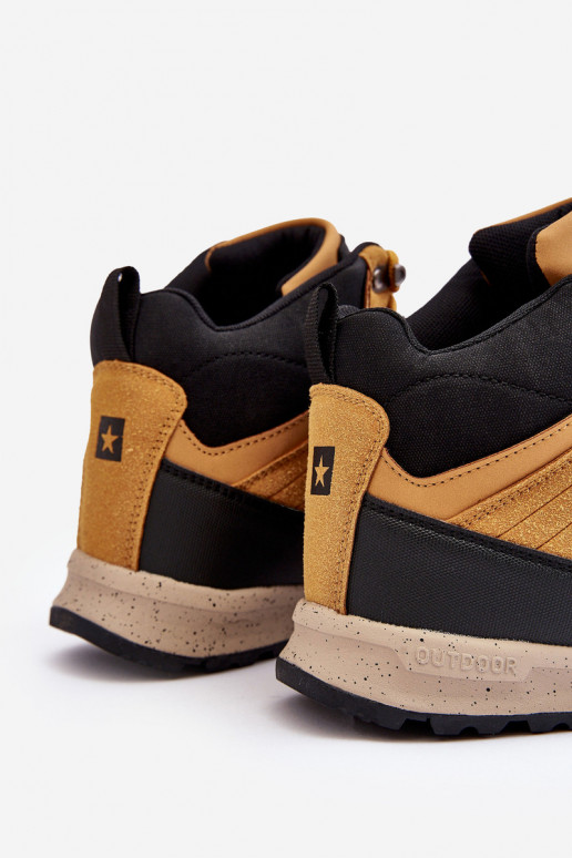 Feminin Beheizte INanderschuhe braune Farbe Big Star MM274479 Feminin Beheizte INanderschuhe braune Farbe Big Star MM274479