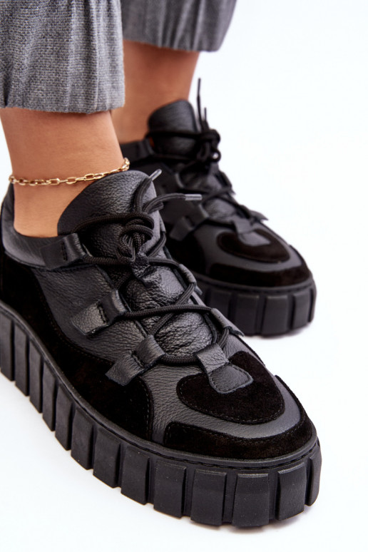 Feminin Haut Turnschuhe mit einer Plattform M01/1 Zazoo schZuarze Farbe Feminin Haut Turnschuhe mit einer Plattform M01/1 Zazoo schZuarze Farbe