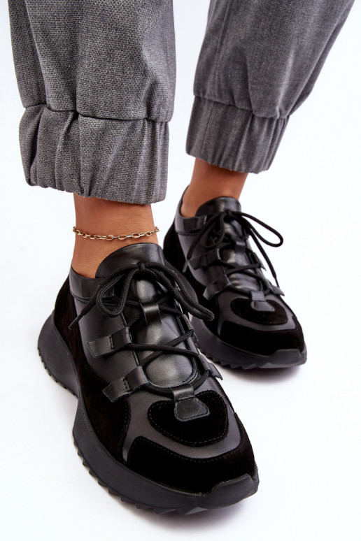 Haut Turnschuhe Feminin M01/2 Zazoo schZuarze Farbe Haut Turnschuhe Feminin M01/2 Zazoo schZuarze Farbe