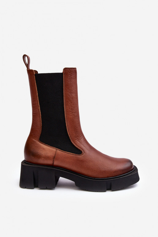 Stiefel Laura Messi 2693/229 braune Farbe