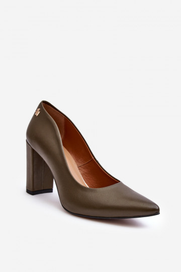 Haut Schuhe mit Absätzen Laura Messi 2624/227 Khaki-Farbe-Farbe 2