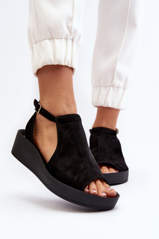 Zazoo 2914 INildledersandalen für Damen schZuarze Farbe Zazoo 2914 INildledersandalen für Damen schZuarze Farbe