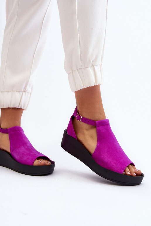 Zazoo 2914 INildledersandalen für Damen pinke Farbe Zazoo 2914 INildledersandalen für Damen pinke Farbe