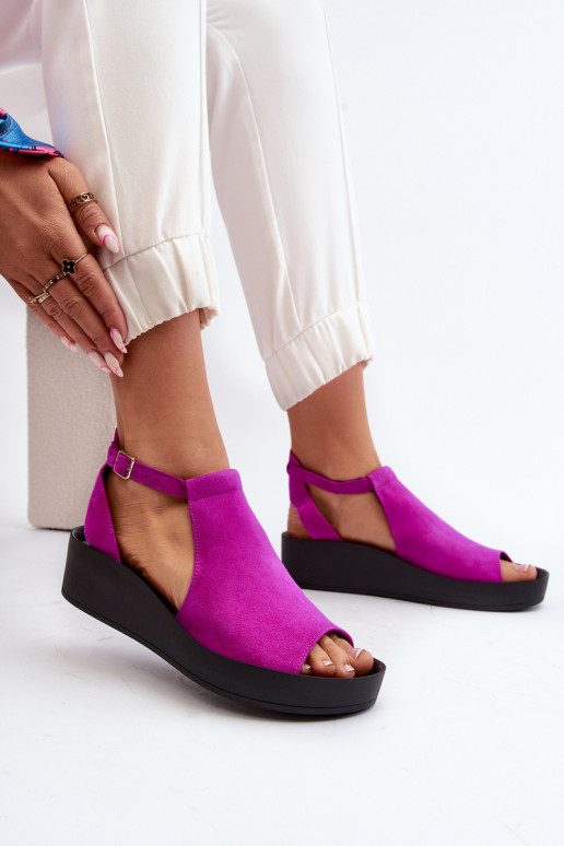 Zazoo 2914 INildledersandalen für Damen pinke Farbe Zazoo 2914 INildledersandalen für Damen pinke Farbe