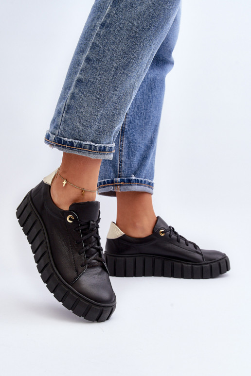 Zazoo 2919 Feminin Haut Schuhe Auf dicker Sohle schZuarze Farbe Zazoo 2919 Feminin Haut Schuhe Auf dicker Sohle schZuarze Farbe