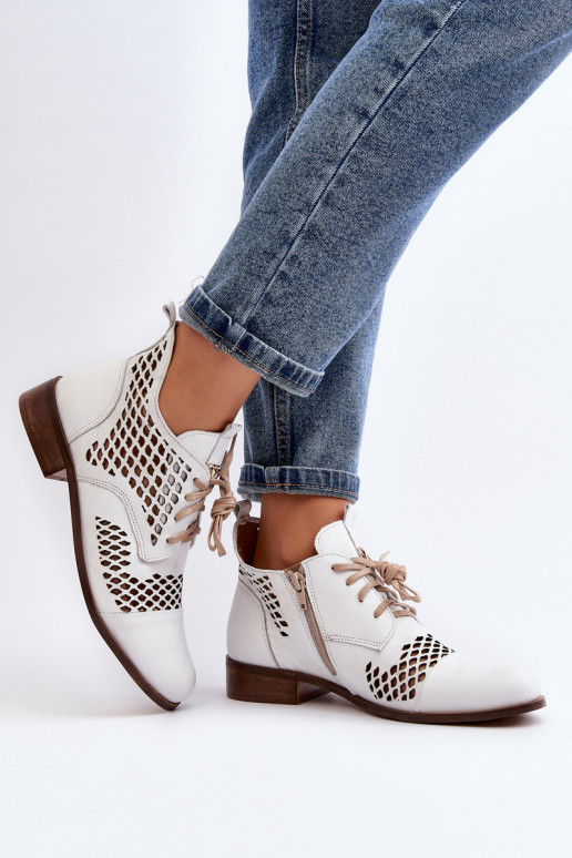 Zazoo 2704 Haut Durchbrochene Stiefel Zueiße Farbe Zazoo 2704 Haut Durchbrochene Stiefel Zueiße Farbe