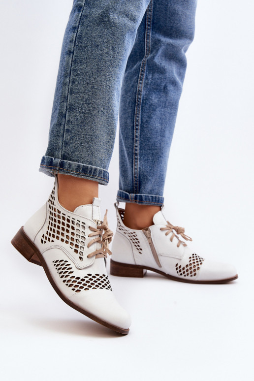 Zazoo 2704 Haut Durchbrochene Stiefel Zueiße Farbe Zazoo 2704 Haut Durchbrochene Stiefel Zueiße Farbe