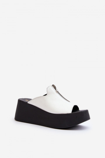Zazoo 2916 Feminin Hausschuhe mit einer Plattform mit Reißverschlüssen Zueiße Farbe