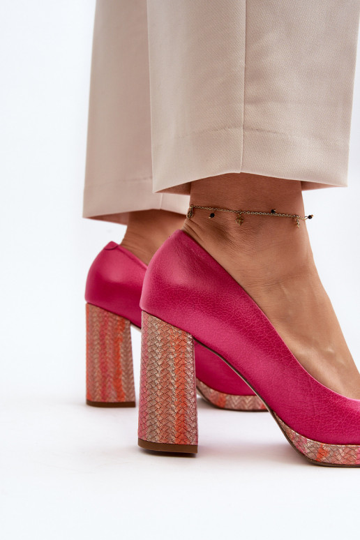 Schuhe mit Absätzen Laura Messi 2746 pinke Farbe Schuhe mit Absätzen Laura Messi 2746 pinke Farbe