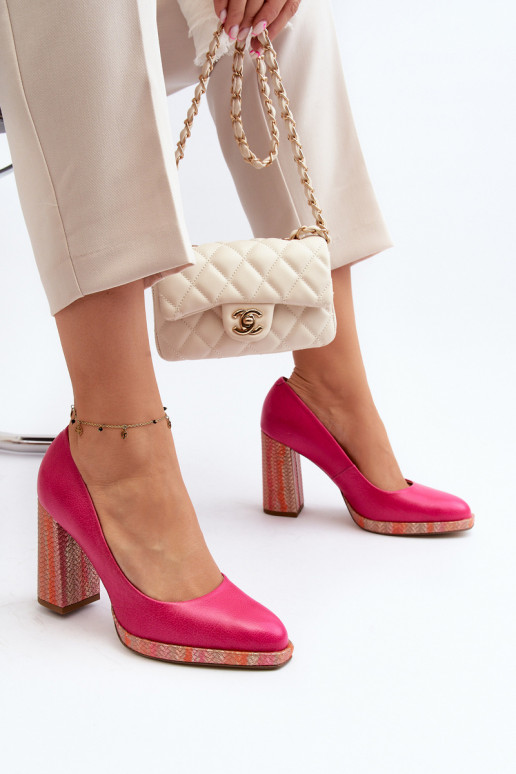 Schuhe mit Absätzen Laura Messi 2746 pinke Farbe Schuhe mit Absätzen Laura Messi 2746 pinke Farbe