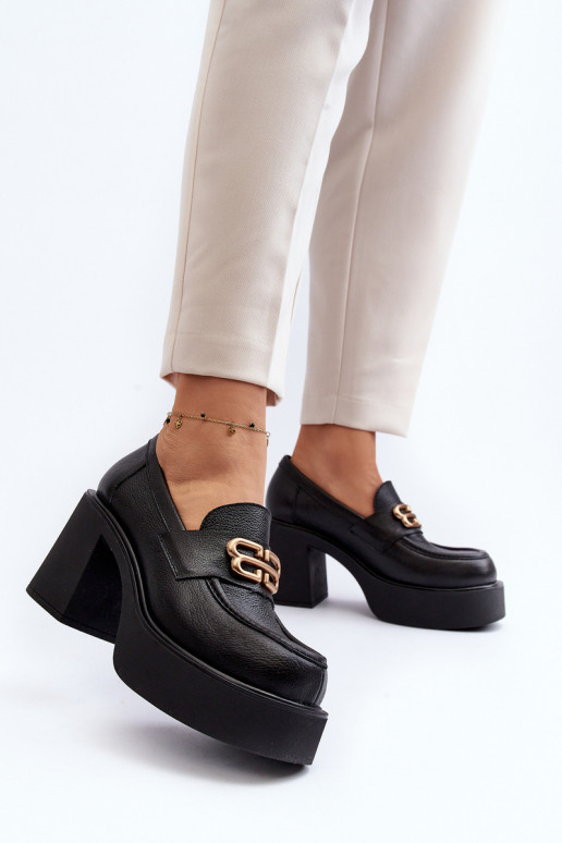 Zazoo 20170 Schuhe Haut Feminin mit Absätzen schZuarze Farbe Zazoo 20170 Schuhe Haut Feminin mit Absätzen schZuarze Farbe