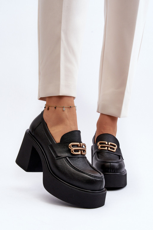 Zazoo 20170 Schuhe Haut Feminin mit Absätzen schZuarze Farbe Zazoo 20170 Schuhe Haut Feminin mit Absätzen schZuarze Farbe