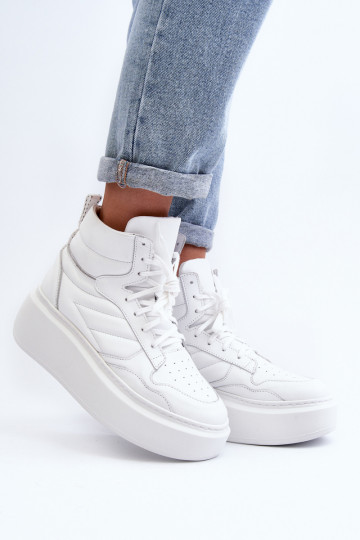 Zazoo 3392/X Feminin Haut Turnschuhe mit einer Plattform Zueiße Farbe 2