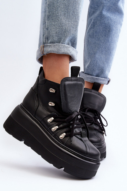 Zazoo 3416 Haut Feminin Turnschuhe schZuarze Farbe Zazoo 3416 Haut Feminin Turnschuhe schZuarze Farbe