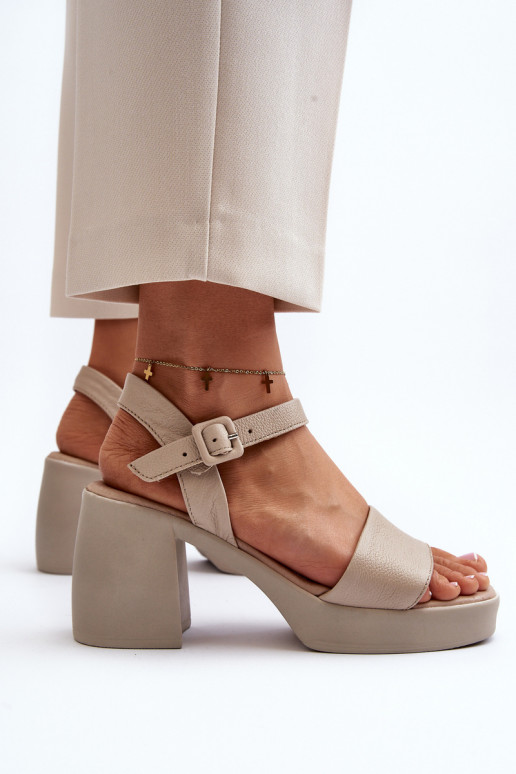 Zazoo 40386 Feminin Damensandalen Klocke Beige Zazoo 40386 Feminin Damensandalen Klocke Beige