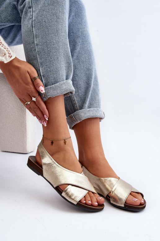 Zazoo 40407 Sandalen Haut Feminin goldene Farbe Zazoo 40407 Sandalen Haut Feminin goldene Farbe