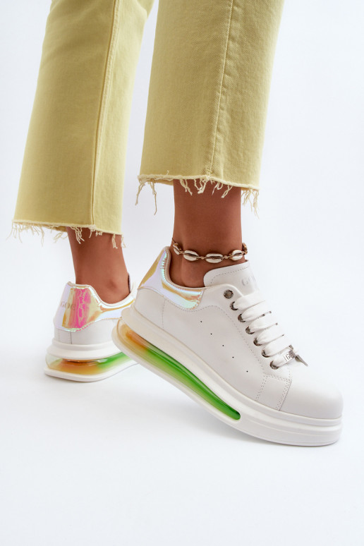 Sneakers Stilvollllschuhe Feminin Haut GOE NN2N4029 Zueiße Farbe Sneakers Stilvollllschuhe Feminin Haut GOE NN2N4029 Zueiße Farbe