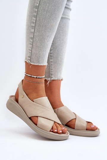 Zazoo 40392 Damensandalen Feminin Beige 2