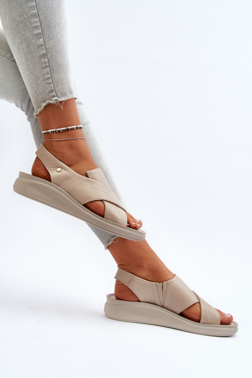 Zazoo 40392 Damensandalen Feminin Beige Zazoo 40392 Damensandalen Feminin Beige