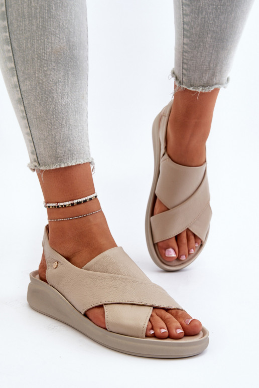 Zazoo 40392 Damensandalen Feminin Beige Zazoo 40392 Damensandalen Feminin Beige