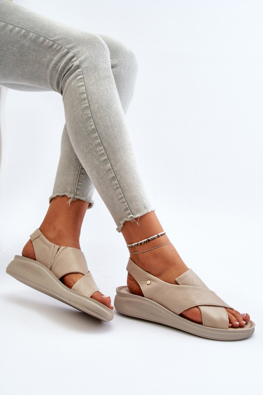 Zazoo 40392 Damensandalen Feminin Beige Zazoo 40392 Damensandalen Feminin Beige