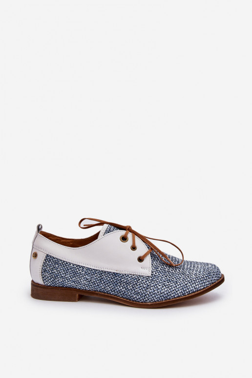 Haut Schuhe Feminin mit breiten Absätzen Es mussciejka 06461-17 blaue Farbe Haut Schuhe Feminin mit breiten Absätzen Es mussciejka 06461-17 blaue Farbe