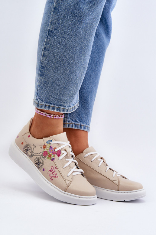 Zazoo 024/TAMARA Feminin Sneakers Stilvollllschuhe Haut Beige Zazoo 024/TAMARA Feminin Sneakers Stilvollllschuhe Haut Beige
