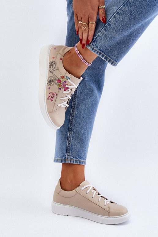 Zazoo 024/TAMARA Feminin Sneakers Stilvollllschuhe Haut Beige Zazoo 024/TAMARA Feminin Sneakers Stilvollllschuhe Haut Beige