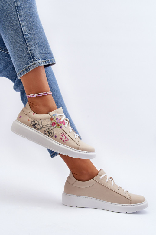 Zazoo 024/TAMARA Feminin Sneakers Stilvollllschuhe Haut Beige Zazoo 024/TAMARA Feminin Sneakers Stilvollllschuhe Haut Beige