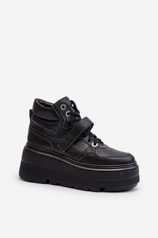 Zazoo 3450 Haut Sneakers Stilvollllschuhe Feminin schZuarze Farbe