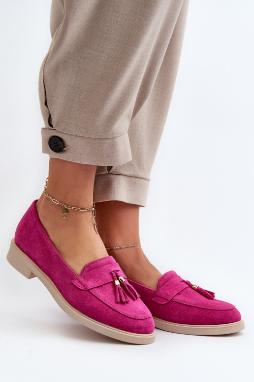 Zazoo 3420 INildledermokassins Feminin mit breiten Absätzen Fuskja Zazoo 3420 INildledermokassins Feminin mit breiten Absätzen Fuskja