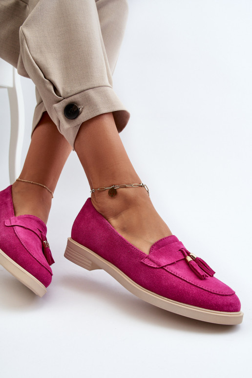 Zazoo 3420 INildledermokassins Feminin mit breiten Absätzen Fuskja Zazoo 3420 INildledermokassins Feminin mit breiten Absätzen Fuskja