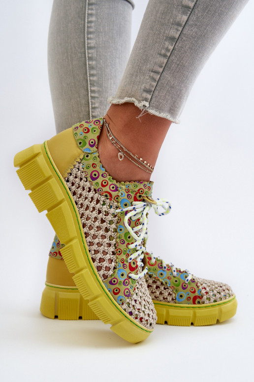 Feminin Haut Schuhe Es mussciejka 05850-09 Kalkstein Feminin Haut Schuhe Es mussciejka 05850-09 Kalkstein