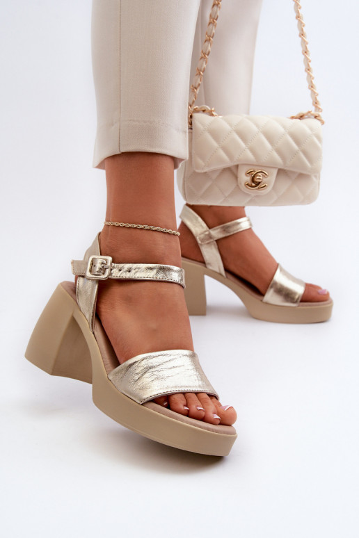 Zazoo 40386 Feminin Damensandalen Klocke goldene Farbe Zazoo 40386 Feminin Damensandalen Klocke goldene Farbe