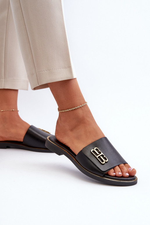 Zazoo 40384 Eleganter Stil Lederhausschuhe Feminin schZuarze Farbe Zazoo 40384 Eleganter Stil Lederhausschuhe Feminin schZuarze Farbe