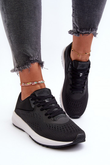 Turnschuhe Feminin 4F 4FRSS24FSPOF056 schZuarze Farbe 2