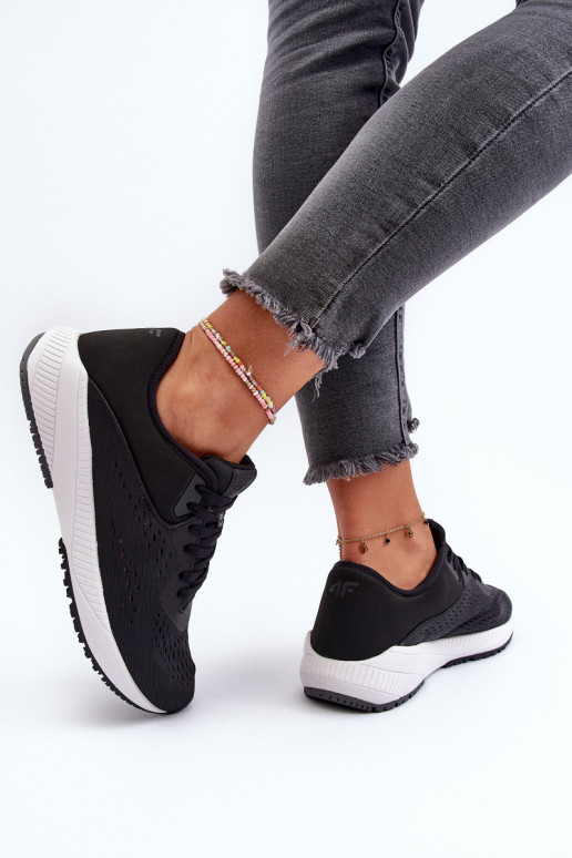 Turnschuhe Feminin 4F 4FRSS24FSPOF056 schZuarze Farbe Turnschuhe Feminin 4F 4FRSS24FSPOF056 schZuarze Farbe